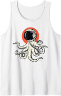 Funny Astronaut Octopus Spaceship Science Fiction
