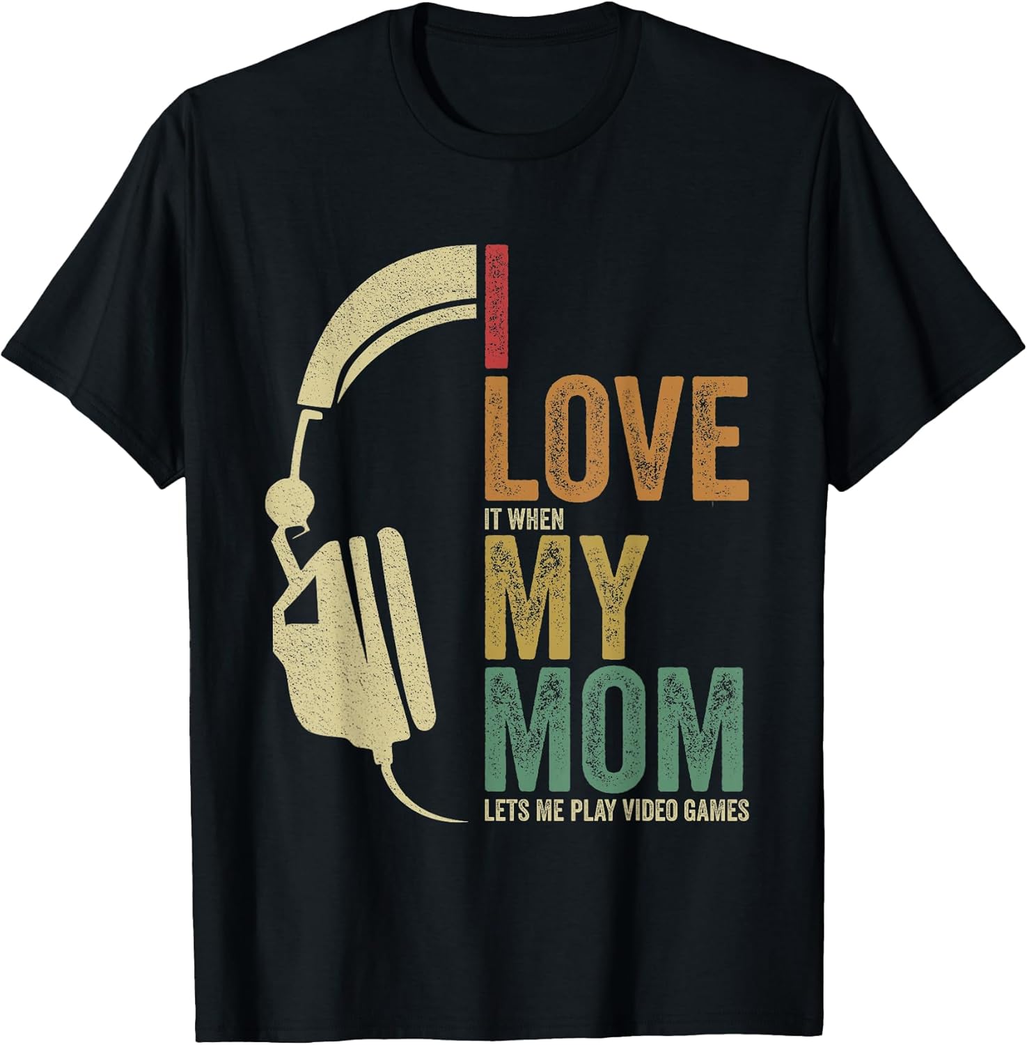 Kids Gaming I Love My Mom Video Games Boy Gaming Unisex , , , Long Sleeve Tee