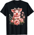 Pig Leopard Headband Flower