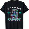 I'm Not Old I'm Classic Gamer Retro Arcade Gaming Vintage Unisex , , , Long Sleeve Tee
