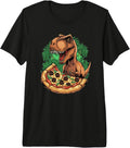 Funny Dinosaur Art Dinosaur Pizza Slice Lover