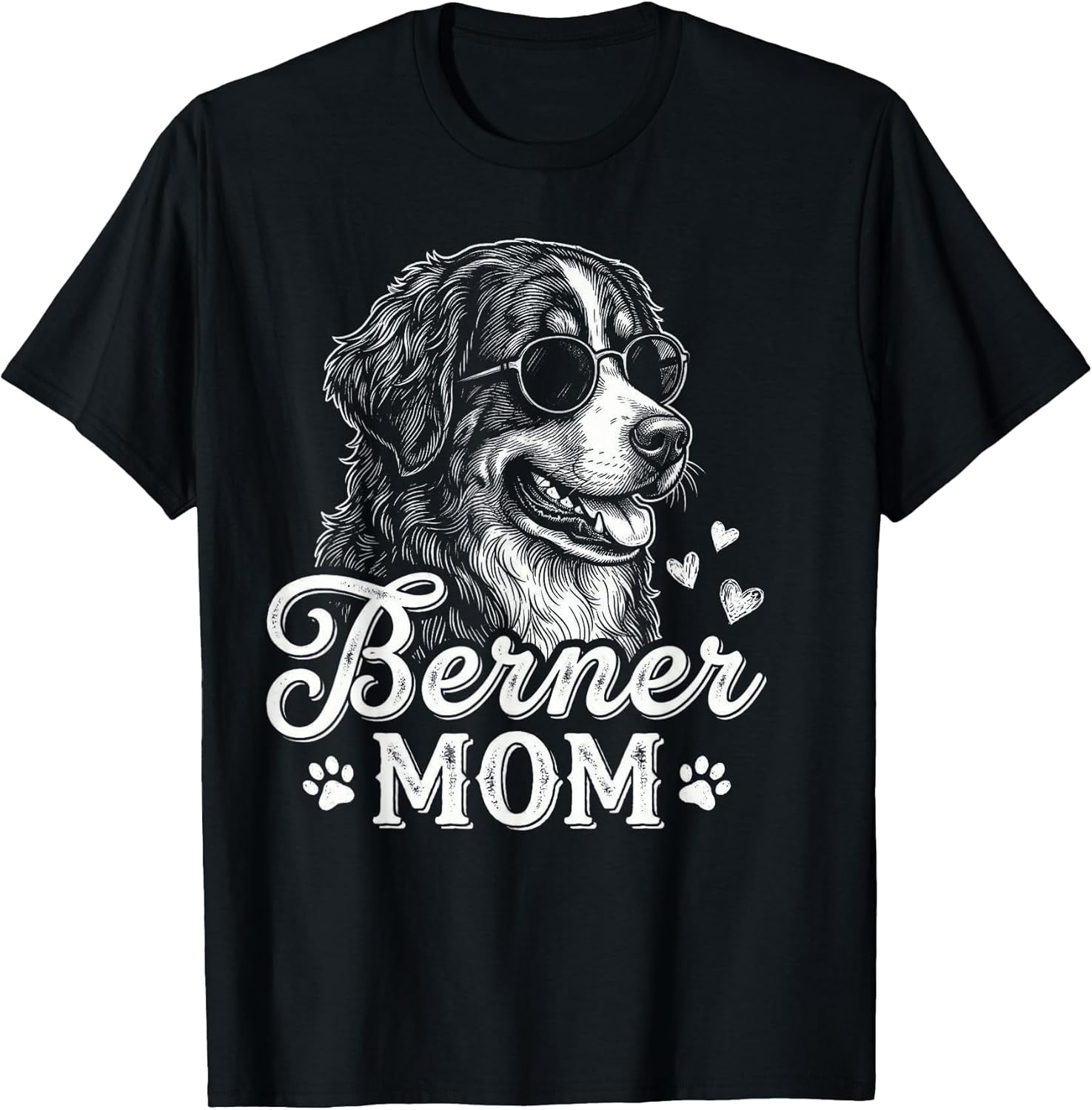 Bernese Mountain Retired Dog Mom Berner Lover Mother's Day Unisex , , , Long Sleeve Tee