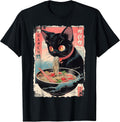 Ramen Noodles Cat Japan Y2K Kawaii Retro Cats Manga Anime Unisex , , , Long Sleeve Tee