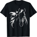 Elegant Horse Silhouette tee for Horse Lovers