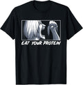 Eat Your Protein Anime Gym Manga Bodybuilding Fitness Anime Unisex , , , Long Sleeve Tee