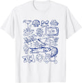 Italian Summer Clean Girl Sardines Fisherman Aesthetic Unisex , , , Long Sleeve Tee