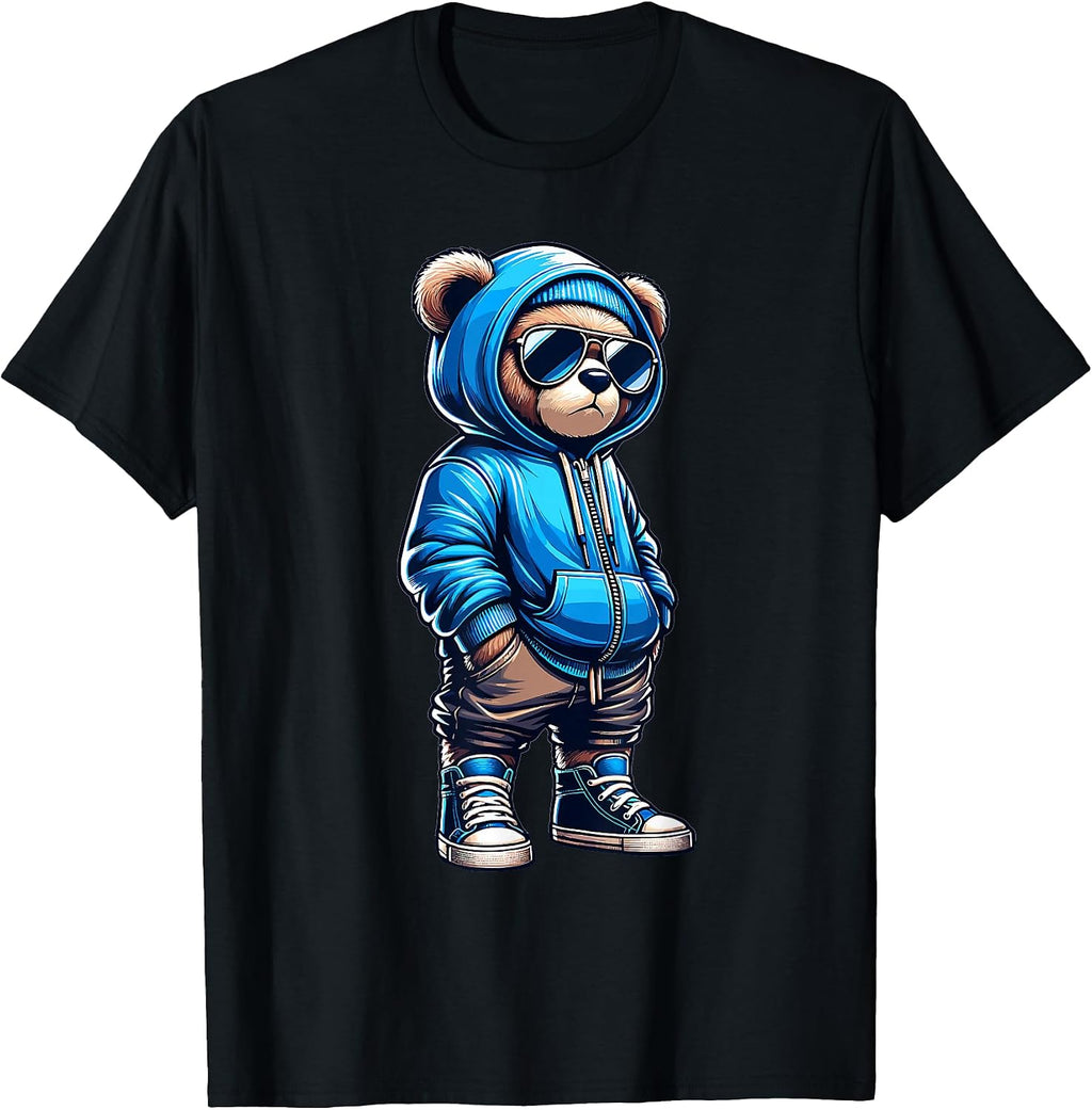 Urban Teddy Bear Graphic Hip Hop Rappers Aesthetic