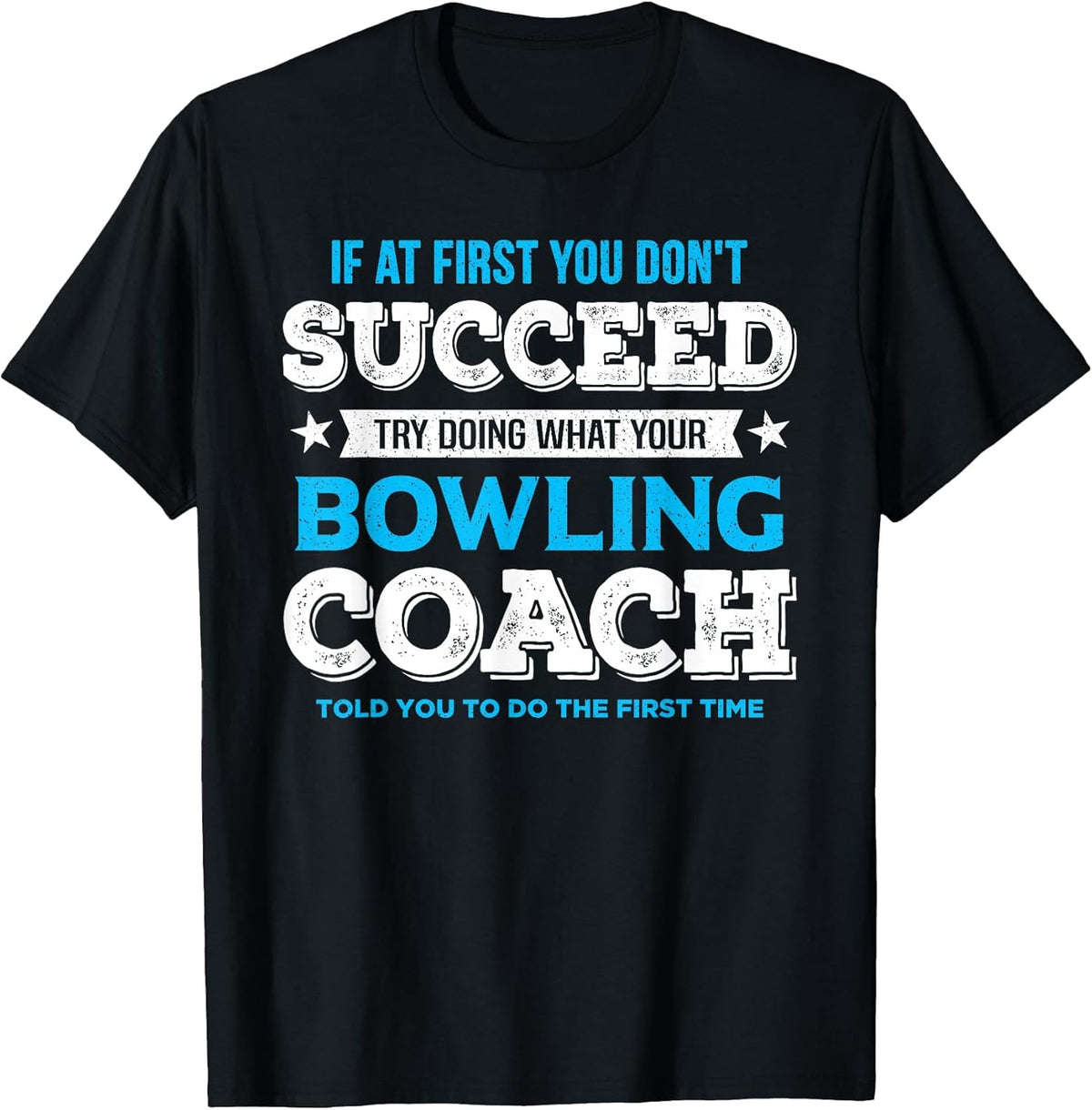 Men's Adult Black Modern Letter Print - Small - Short Sleeve - Classic Fit - Bowling Motivation