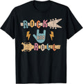 Kids Rock and Roll Vintage Design Concert Band, Rock Music Unisex , , , Long Sleeve Tee