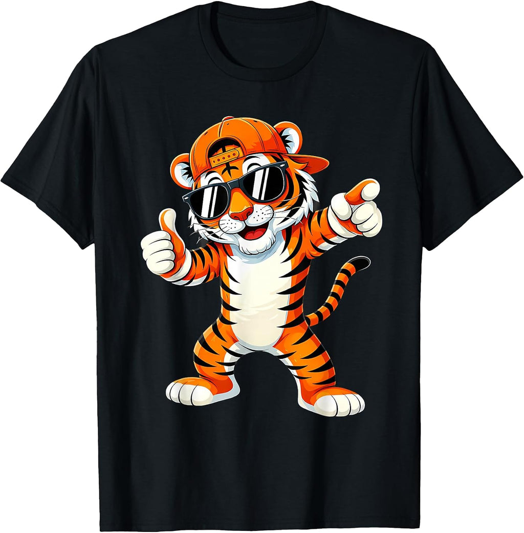 Funny Graphic Tiger Tee