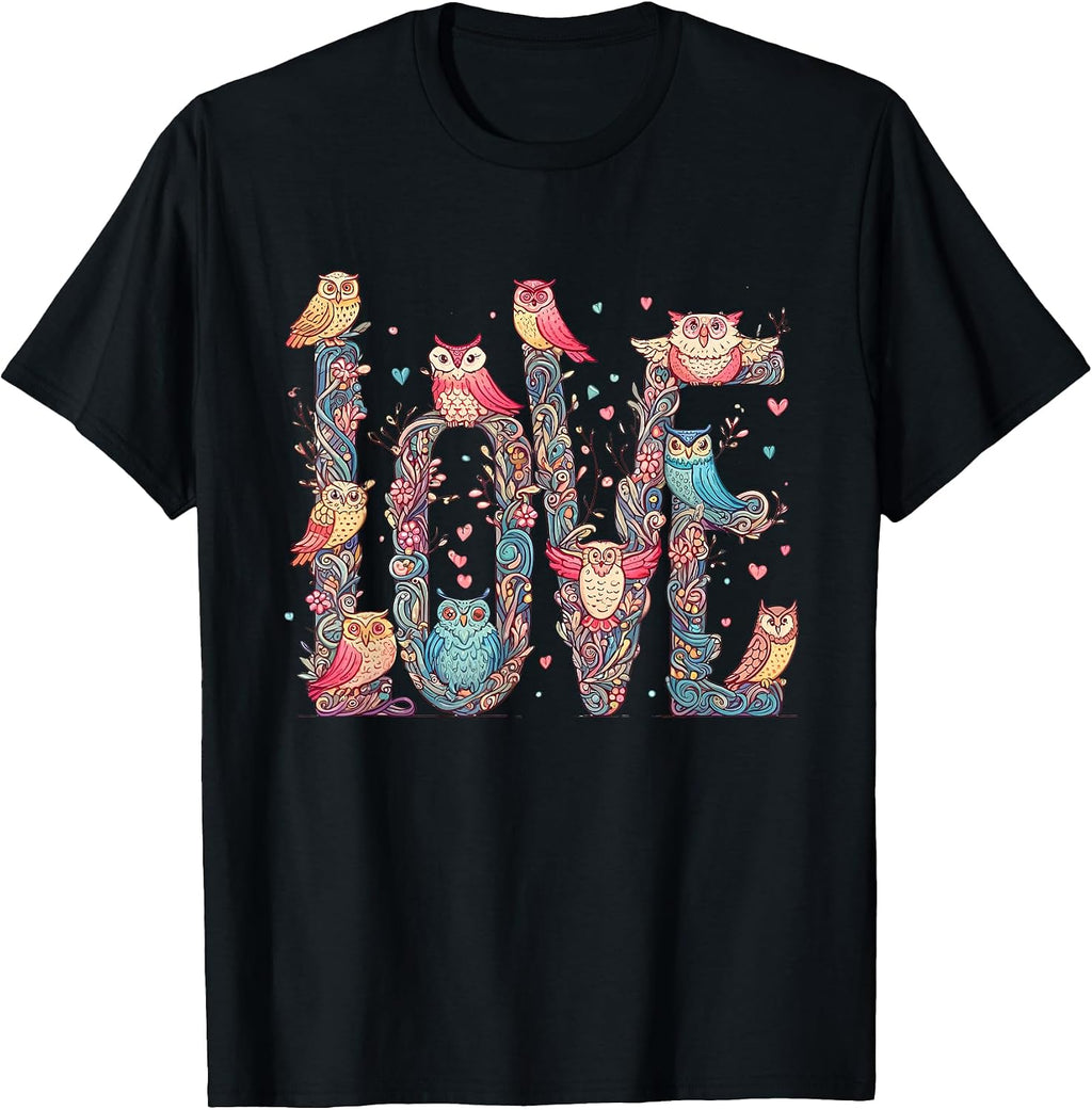 Owl Shirts for Owl Lover & Owl Gifts