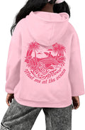 Girls Palm Tree Graphic s Meet Me At The Ocean Cute Preppy Oversized s For Clothes Kids