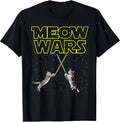 Meow Wars Cat Shirt Funny Gifts for Cats Lovers Unisex , , , Long Sleeve Tee