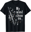 My Wand Chose Me - Flute Player Flutist Marching Band Music Unisex , , , Long Sleeve Tee