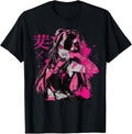 Goth Grunge Demon Anime Girl Waifu Horror Alt Aesthetic Unisex , , , Long Sleeve Tee