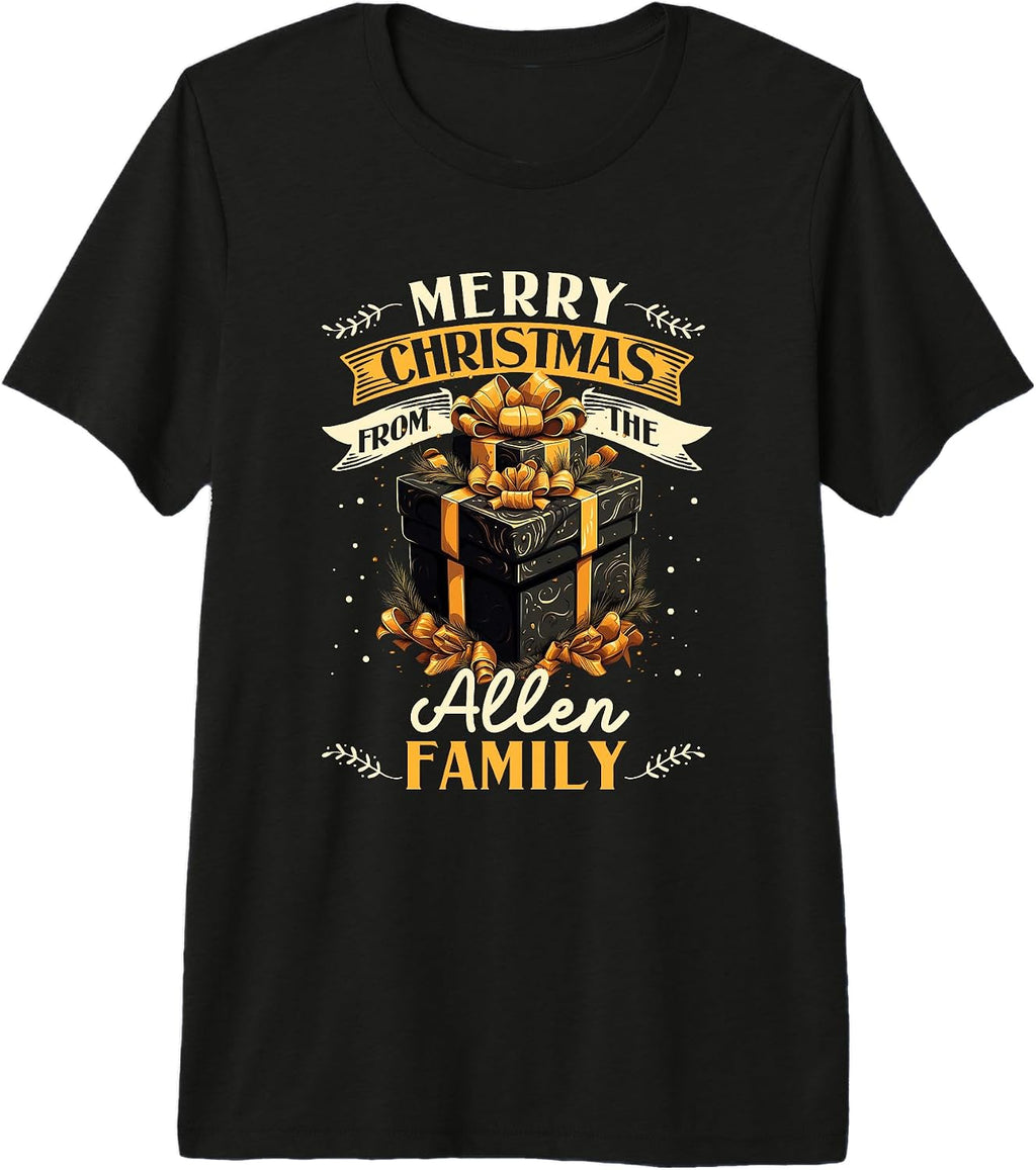 Allen Family Christmas Matching Shirt Xmas Gifts