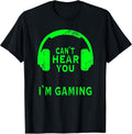 Gamer Headset Saying Gaming Kids - Can't Hear You I'm Gaming Unisex , , , Long Sleeve Tee
