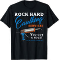 Rock Hard Caulking Services Funny Saying Adult Humor Men Unisex , , , Long Sleeve Tee