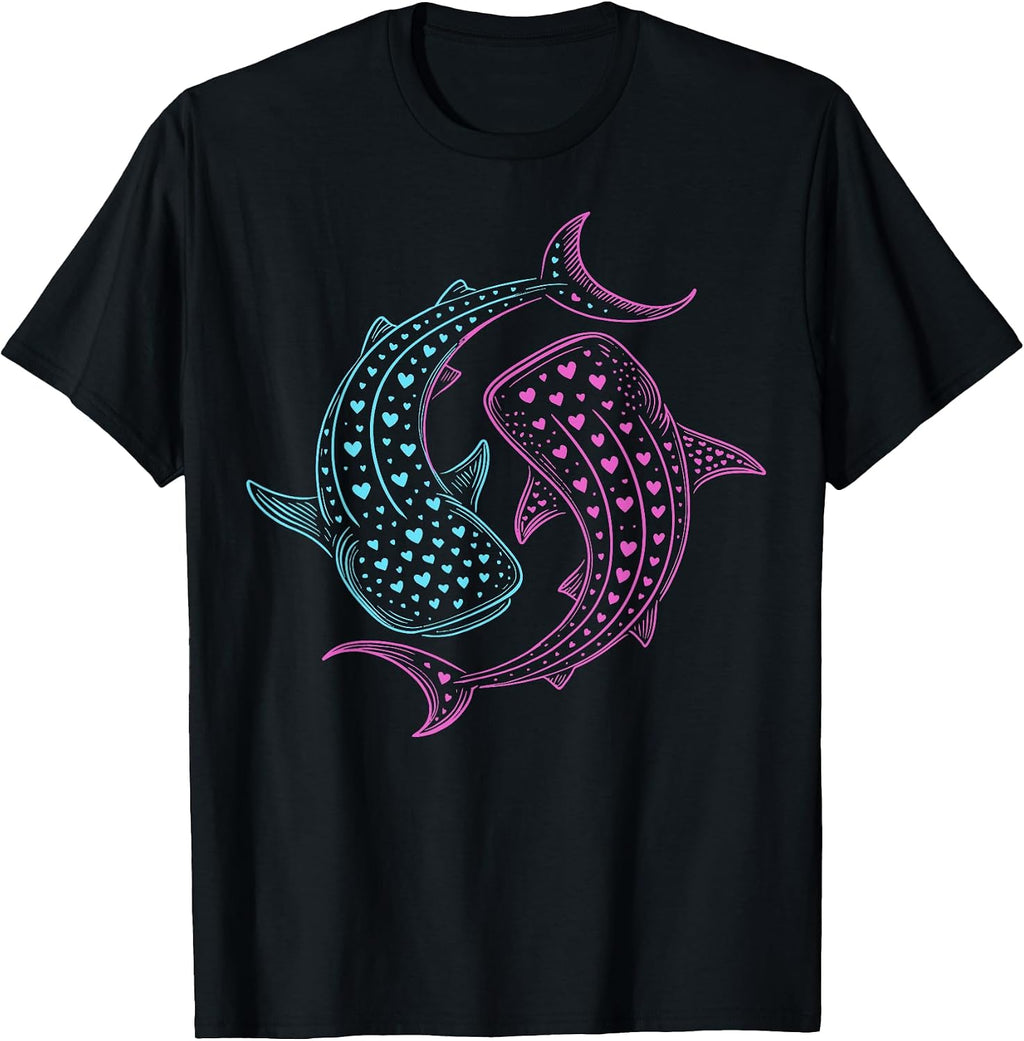 Whale Shark Line Art Diving Scuba Diver