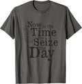 Seize The Day Back to School Motivational Quote Unisex , , , Long Sleeve Tee