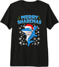 Merry Sharkmas Funny Shark Christmas Xmas