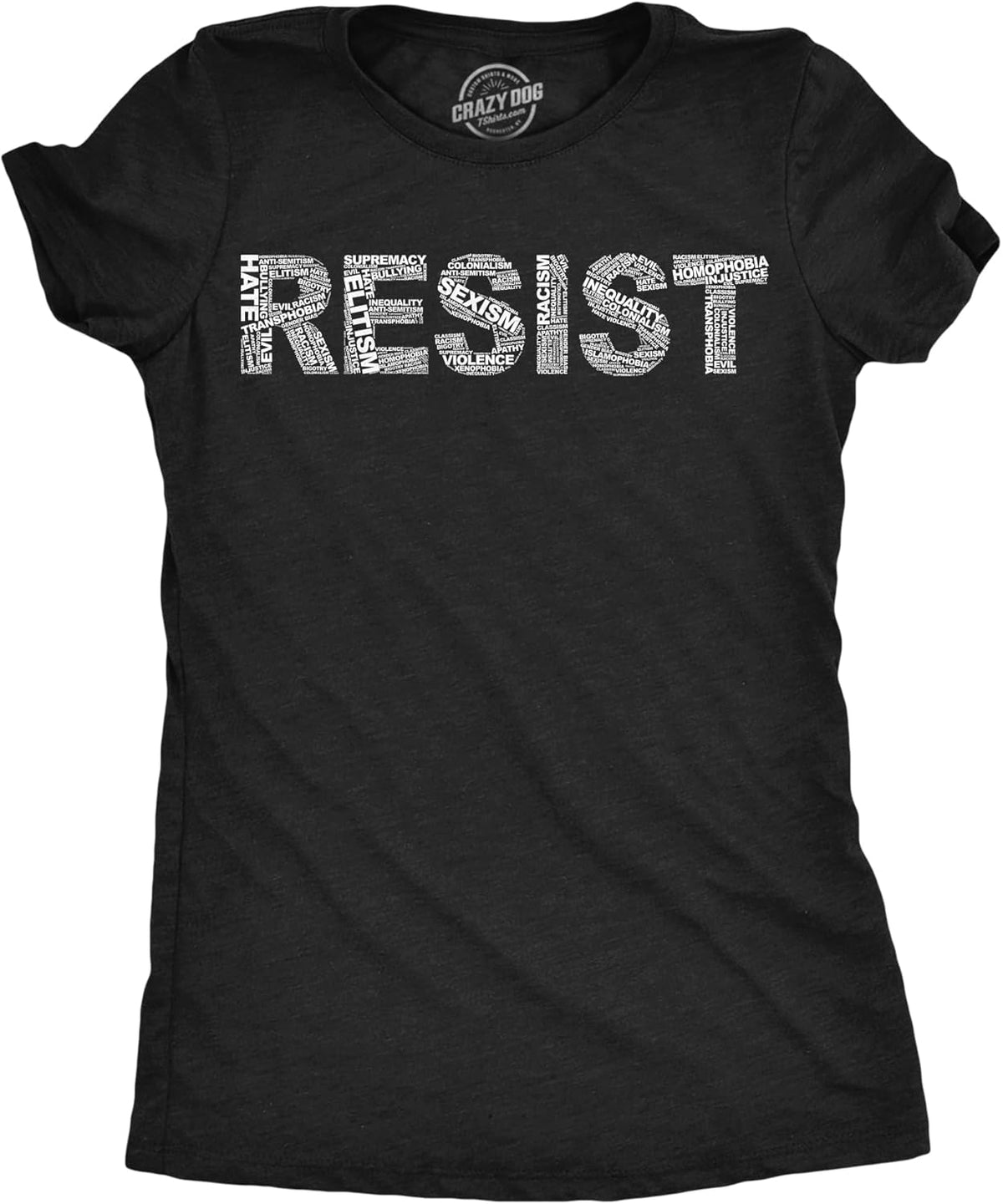 Womens Resist T Shirts Political Anti Authority Protest Tees Rebel Rally March Tee Unisex , , , Long Sleeve Tee