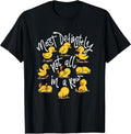 Most Definitely Not All in A Row - Sarcastic Joke Duck Lover Unisex , , , Long Sleeve Tee
