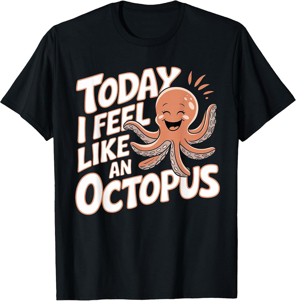 Funny Kids Octopus Cartoon Sea Animal Lover