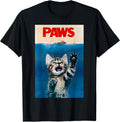 Paws Funny Cat Parody cat Lover Gift Kitten Shark Mouse Meow Unisex , , , Long Sleeve Tee