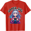 Gamer Girl Gaming Anime Cute Video Game Women Girls Unisex , , , Long Sleeve Tee