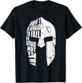 Spartan Do Not Afraid to Fail Motivation for Men Women Gift Unisex , , , Long Sleeve Tee