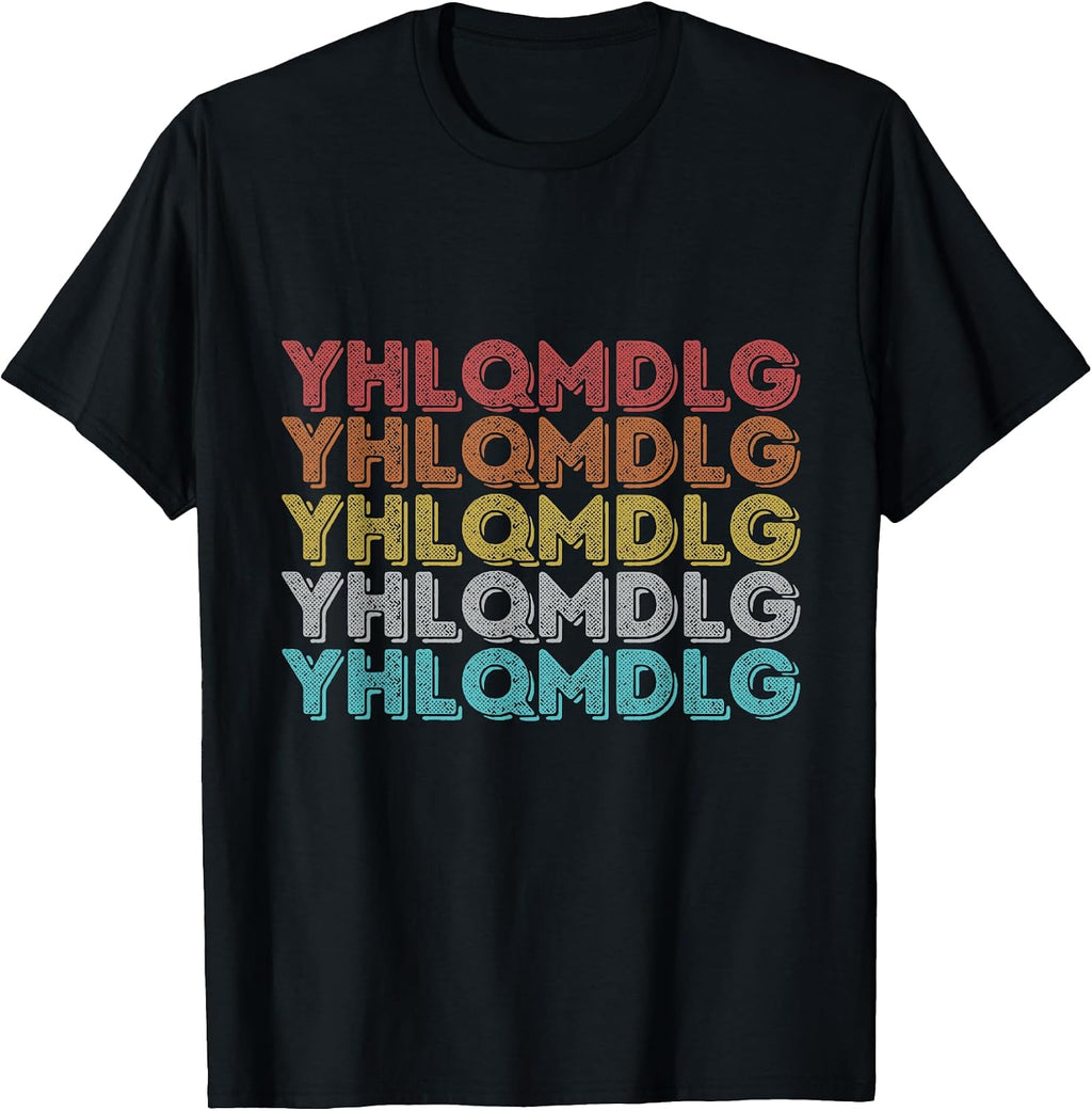 YHLQMDLG Shirt Vintage Retro Apparel