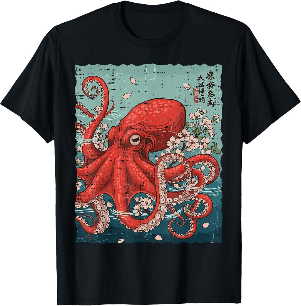 Japanese Shirts Ukiyo-e Art Men Women Kids