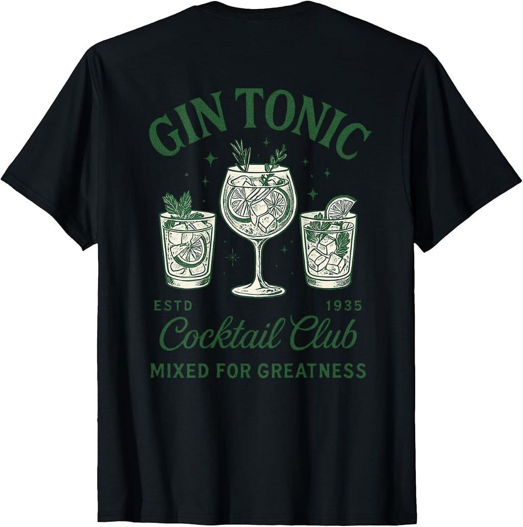 Cocktail Enthusiasts Apparel for Gin Tonic Lovers