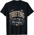 Boho Print Floral Thrifting Men Women T-Shirt