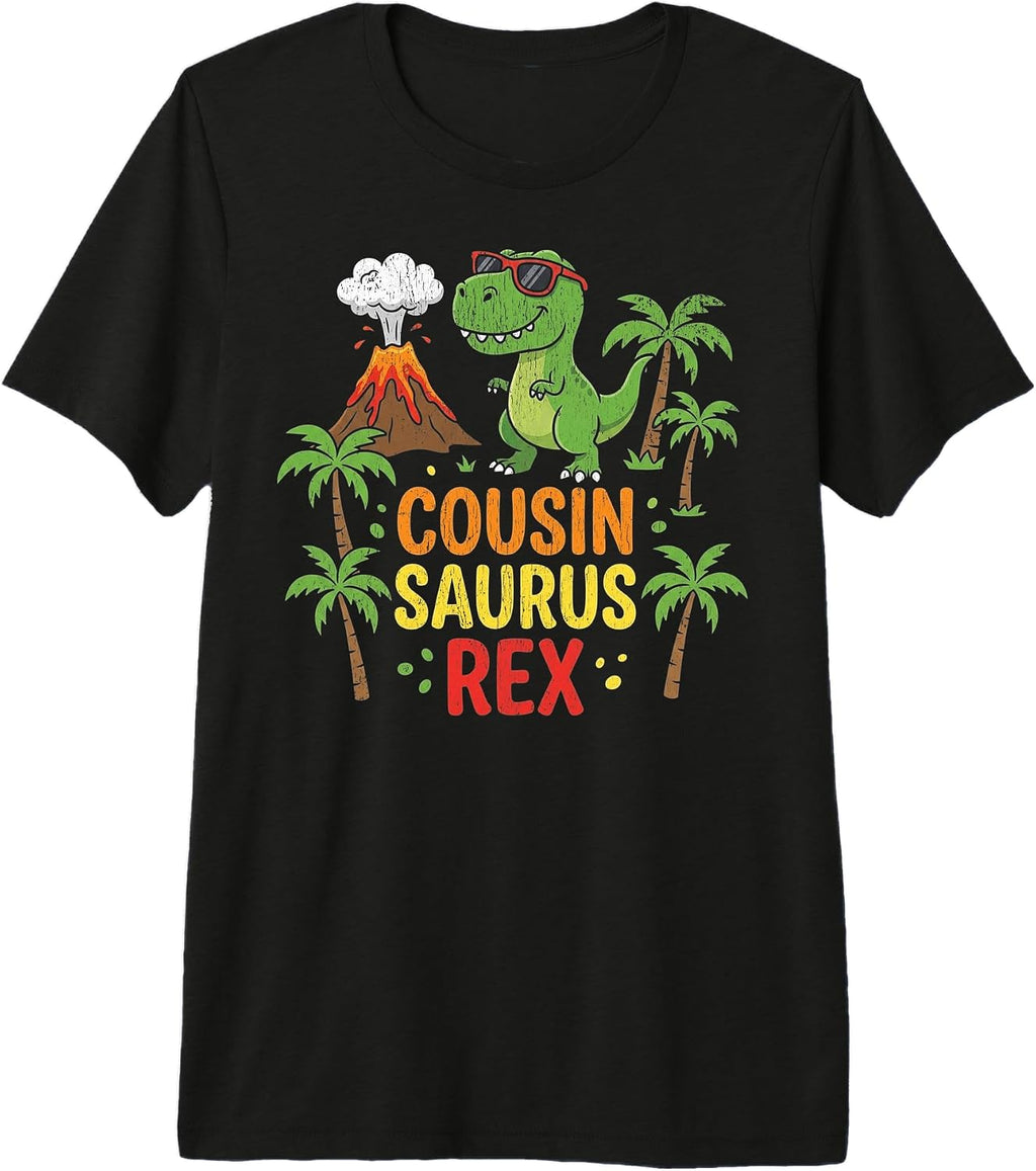 Funny Dinosaur Cousin Apparel For Kids