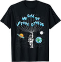 We Rise" Motivational Quote - Classic Fit, Short Sleeve, Adult Unisex , , , Long Sleeve Tee