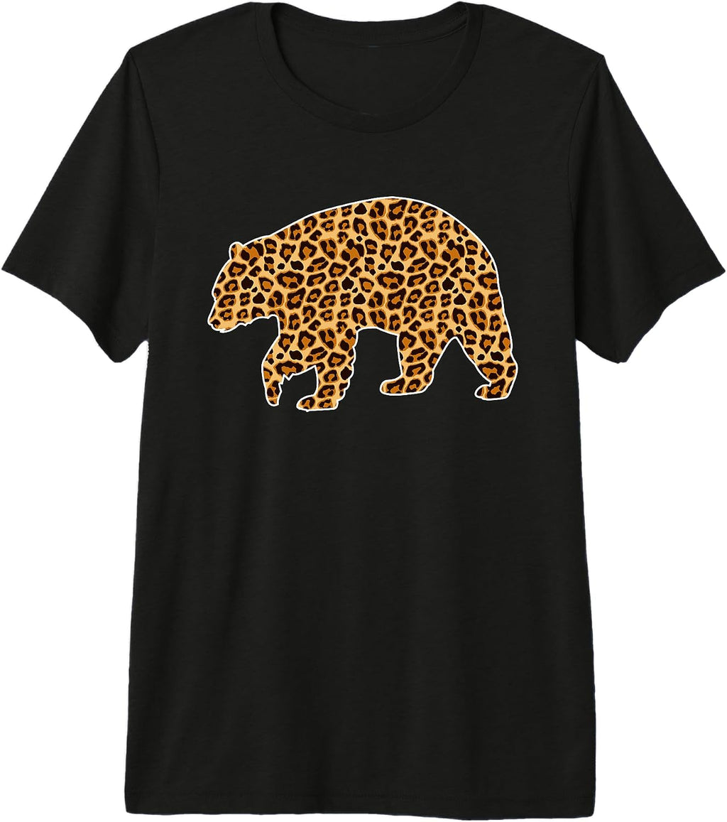 Funny Cute Bear Leopard Print For Girls