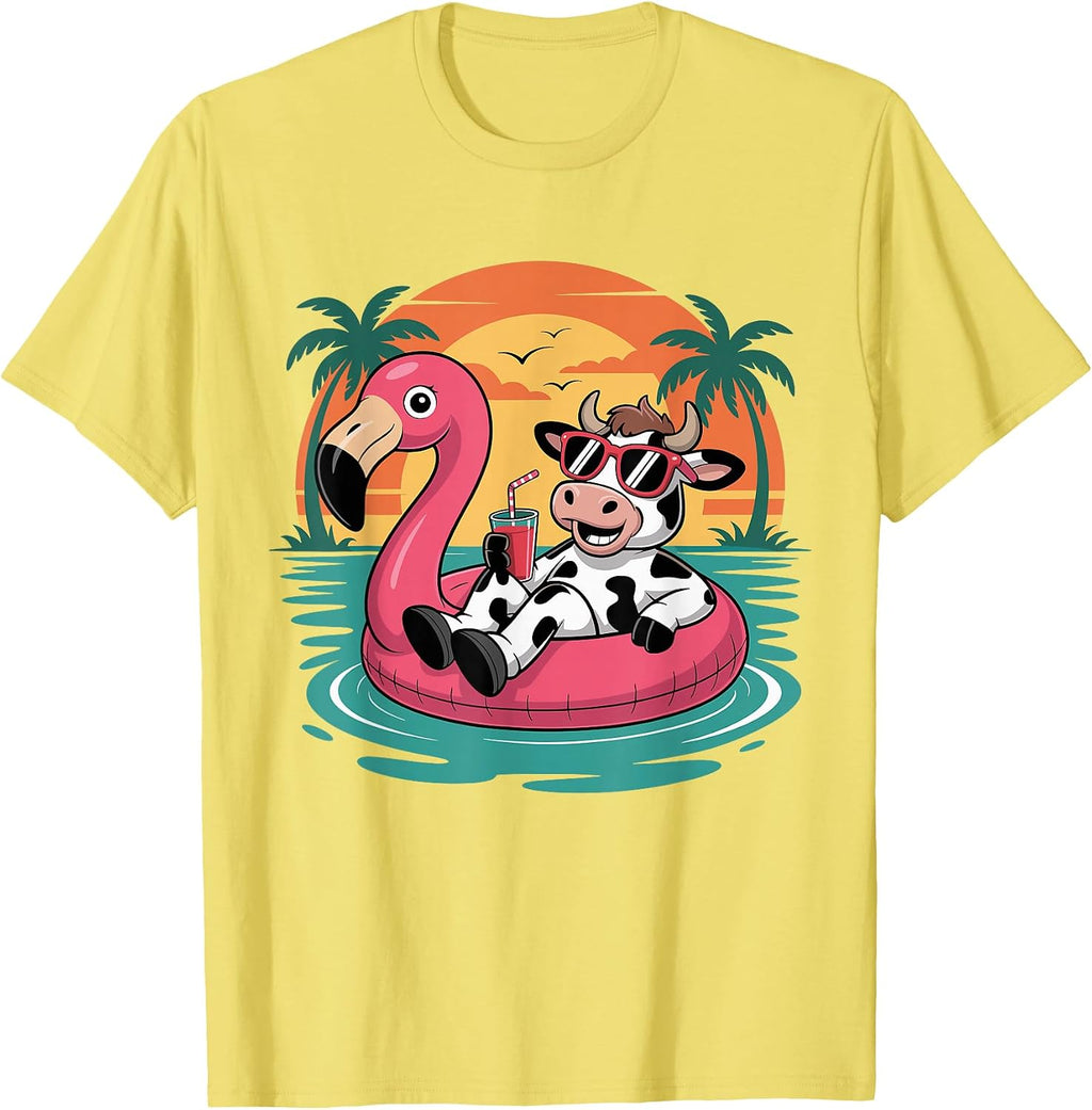 Funny Cow Summer Vacation tee