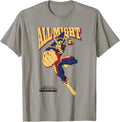 MHA All Might Vintage 90's Action Pose Superhero Anime Unisex , , , Long Sleeve Tee