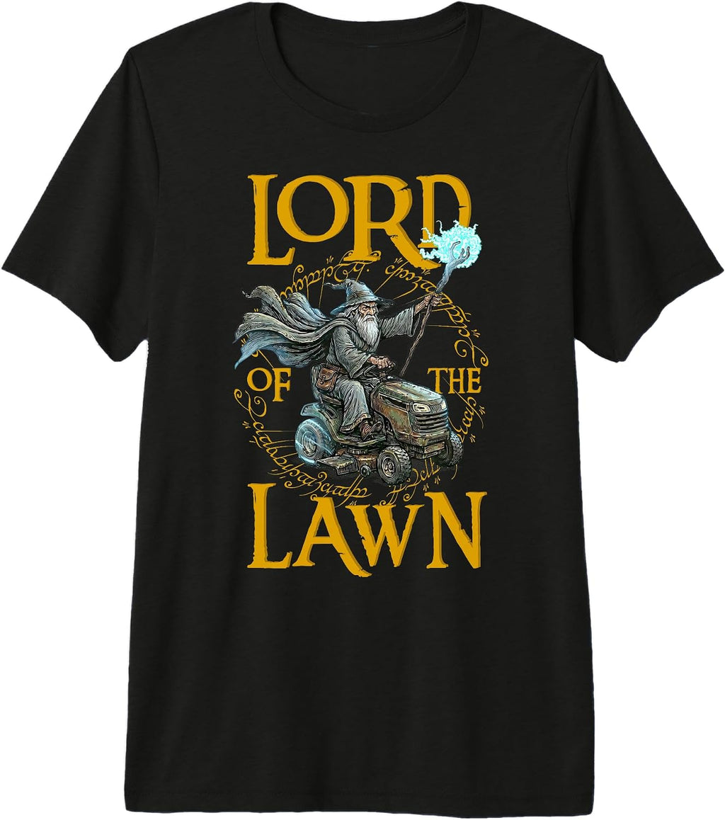 Lord of the Lawn Nerd Dad Fantasy Tee