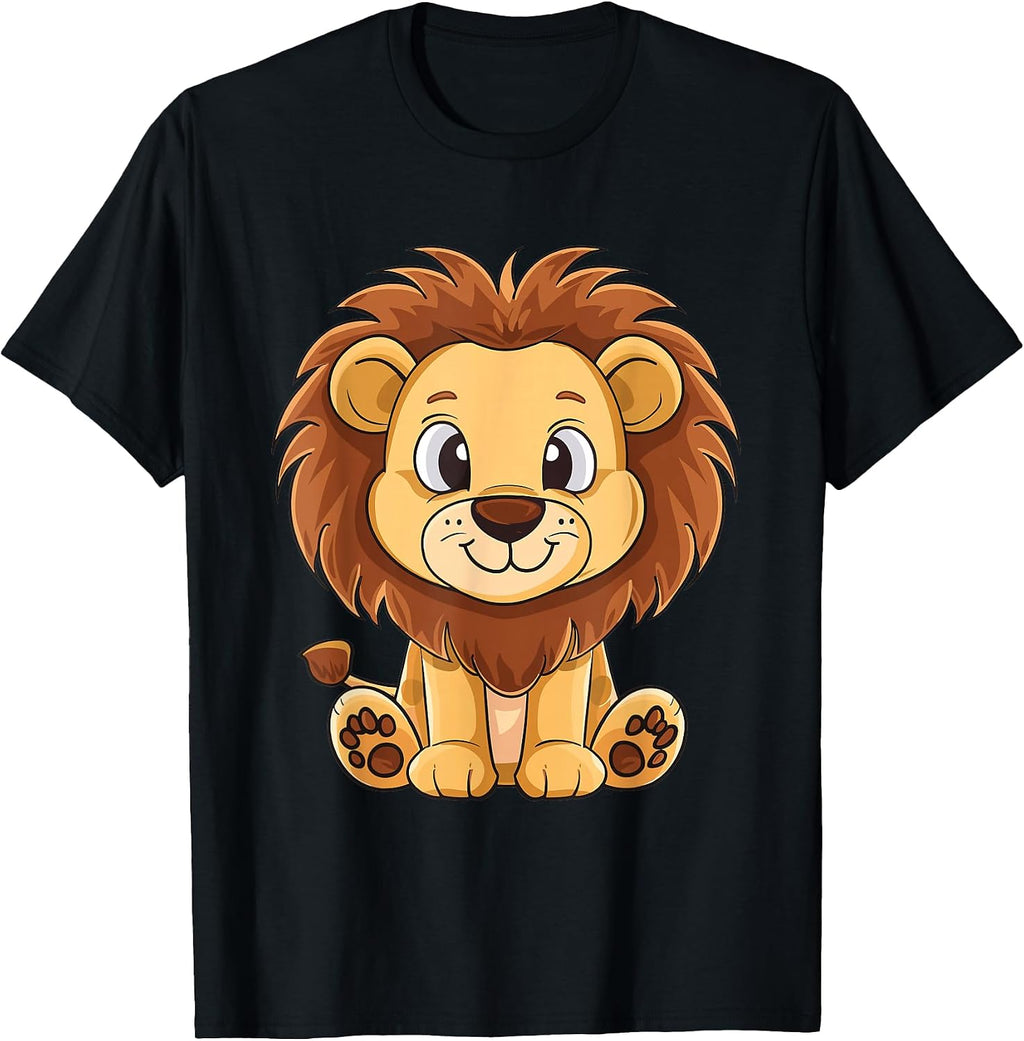Funny Lion and African Animals Design