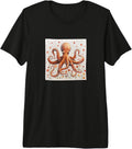 Octopus Flowers With Hearts Around Boho Merch
