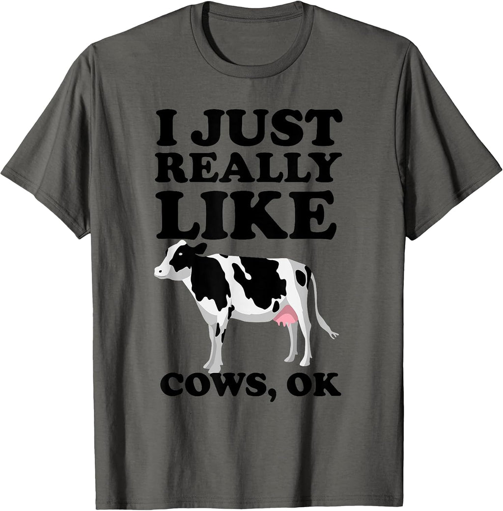 I Proudly Love Cows Design T-Shirts 22