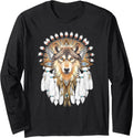 Native american wolf Tee