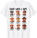 God Says I Am Bible Verse Christian Girls Kids Boy