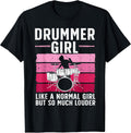 Best Drums for Girls Women Drummer Music Band Drum Musician Unisex , , , Long Sleeve Tee