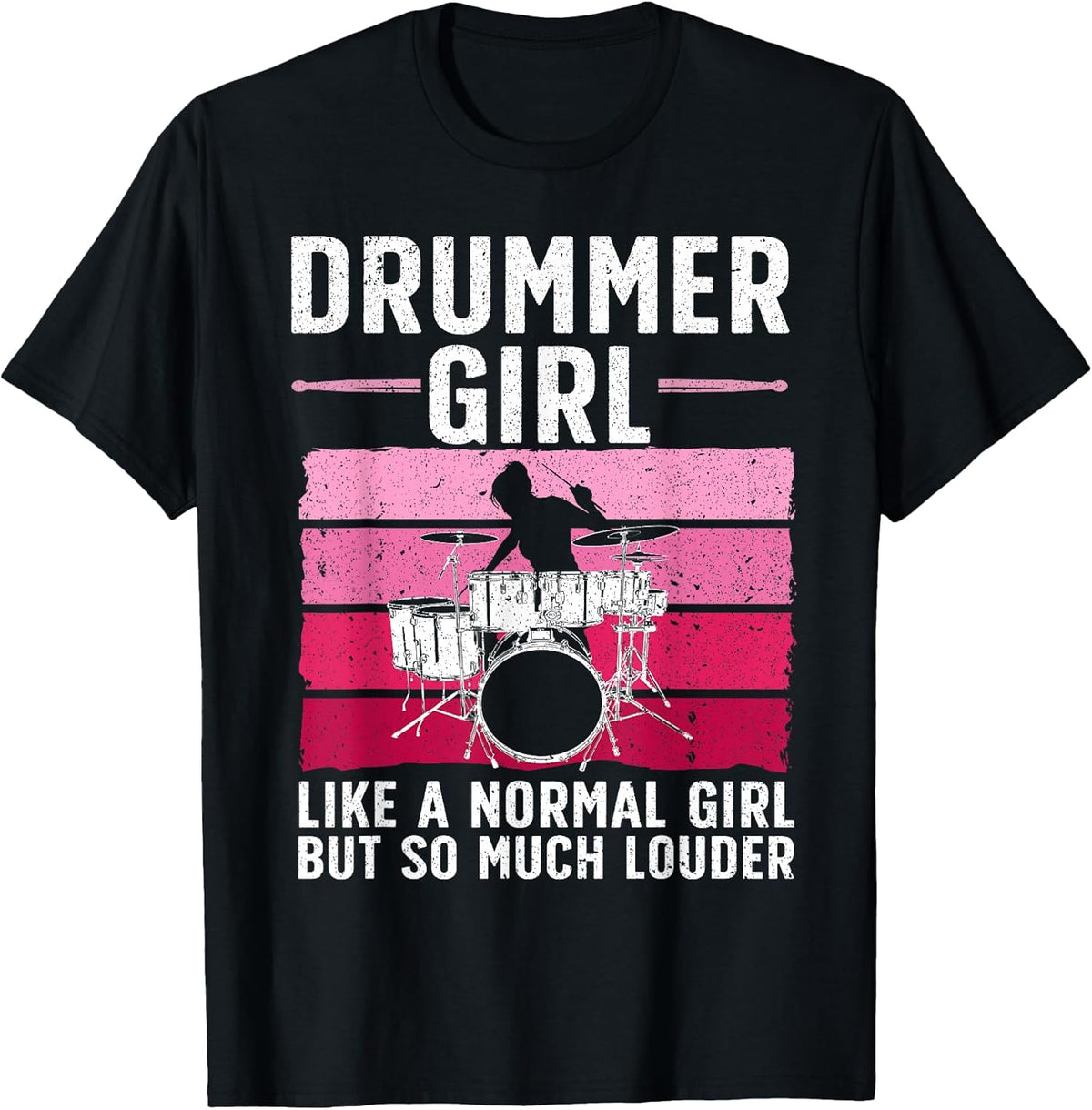 Best Drums for Girls Women Drummer Music Band Drum Musician Unisex , , , Long Sleeve Tee