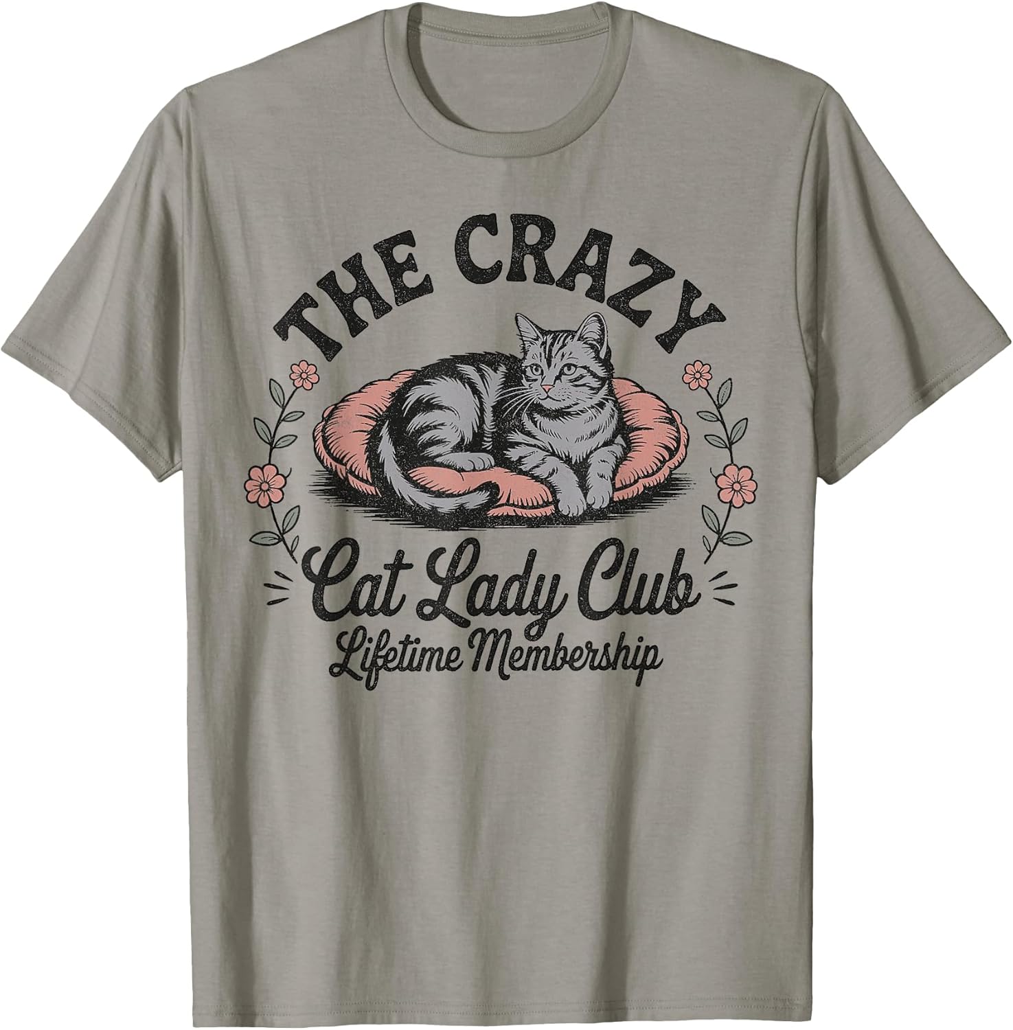 The Crazy Cat Lady Club Funny Cat Lover Unisex , , , Long Sleeve Tee