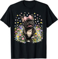French Bulldog Mom Dog Lover Flower Frenchie Mama Women Unisex , , , Long Sleeve Tee
